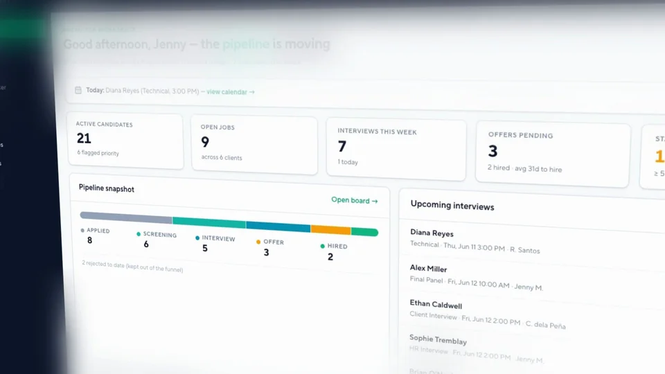 JennyATS — Recruitment Workspace