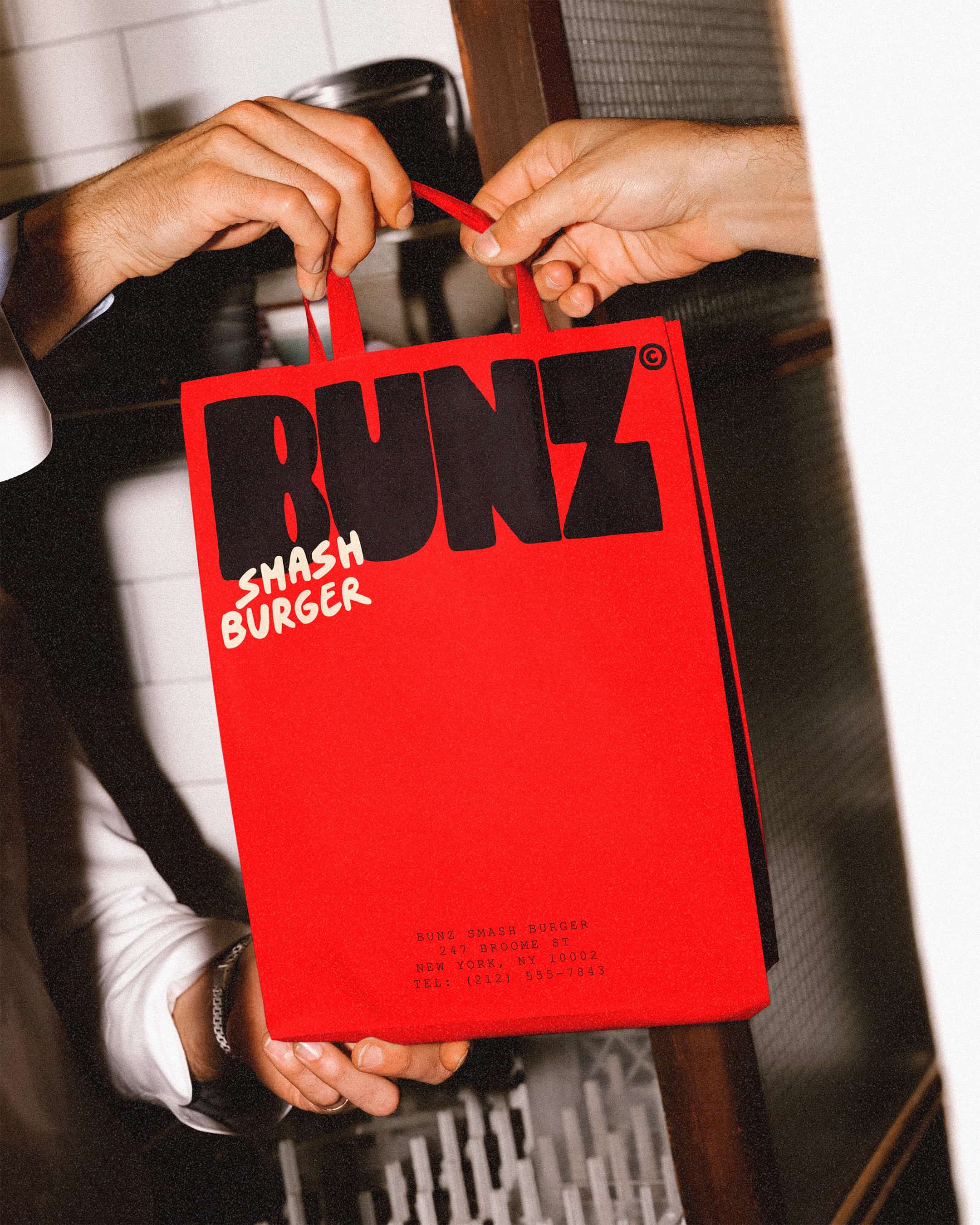 BUNZ — takeout bag